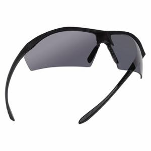 BOLLE SAFETY 40143 Safety Glasses, Wraparound Frame, Half-Frame, Gray, Black, Black, Unisex | CN9TGX 46FT16