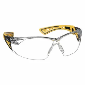 BOLLE SAFETY 40250 Safety Glasses, Anti-Fog /Anti-Static /Anti-Scratch, No Foam Lining, Wraparound Frame | CN9TGY 49YV79