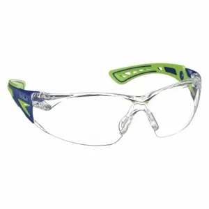 BOLLE SAFETY 40256 Safety Glasses, Anti-Fog /Anti-Static /Anti-Scratch, No Foam Lining, Wraparound Frame | CN9TGA 49YV81