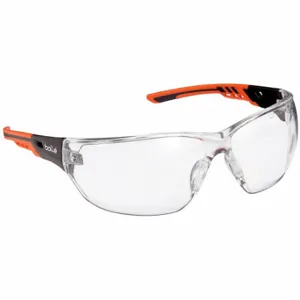 BOLLE SAFETY NESSPPSI Safety Glasses, Anti-Fog /Anti-Static /Anti-Scratch, No Foam Lining, Wraparound Frame | CN9TGW 55ED84