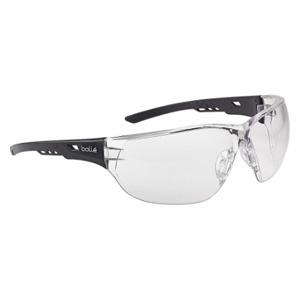 BOLLE SAFETY NESSPSI Schutzbrille, umlaufender Rahmen, rahmenlos, Schwarz, Schwarz, M Brillengröße, Unisex | CN9TGR 55ED86