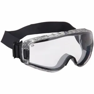 BOLLE SAFETY PSGPIL2-L16 Safety Goggles, Anti-Fog /Anti-Scratch, Ansi Dust/Splash Rating D3/D4, Indirect, Black | CN9THB 60LM34