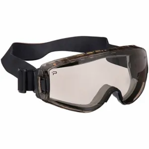 BOLLE SAFETY PSGPIL2-L17 Safety Goggles, Anti-Fog /Anti-Scratch, Ansi Dust/Splash Rating D3/D4, Indirect, Black | CN9THA 60LM33