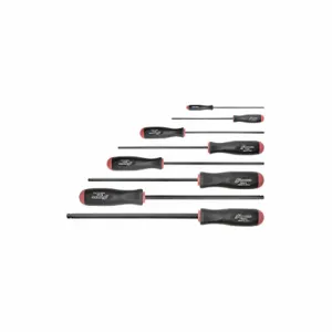 BONDHUS 10733 Set 8 Ball End Screwdrivers- Long | CV2PGW 25DY81