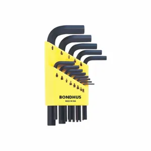 BONDHUS 12237 Set 13 Hex L-Wrenches - Short | CP6KUQ 25EA37