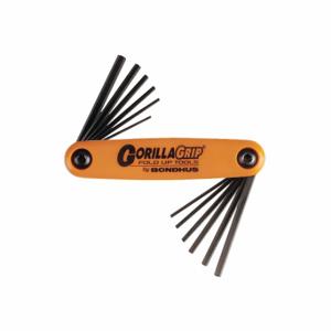 BONDHUS 12550 Set 12 Hex Gorillagrip Fold-Up Tools | CP6KUN 25EA94