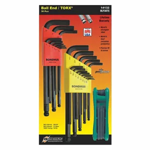 BONDHUS 14132 Triple Pack-Ball L-Wrench Sets | AH2CWW 25ED76