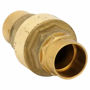 BONOMI 100712LF-1-1/2 Valve, Single Flow, Inline Spring, Brass, 1 1/2 Inch Pipe/Tube Size, Sweat x Sweat | CN9VKD 45RF42