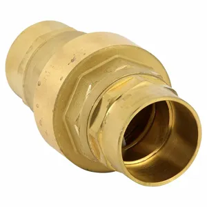 BONOMI 100712LF-2 Valve, Single Flow, Inline Spring, Brass, 2 Inch Pipe/Tube Size, Sweat x Sweat, 200 psi | CN9VKT 45RF43