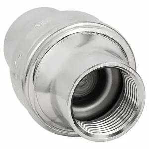 BONOMI S250-1 1/2 Check Valve, Single Flow, Inline Spring, 316 Stainless Steel, 1 1/2 Inch Pipe/Tube Size | CN9VJF 483M38