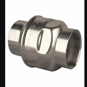 BONOMI S250-3/4 Check Valve, Single Flow, Inline Spring, 316 Stainless Steel, 3/4 Inch Pipe/Tube Size | CN9VJR 483M35