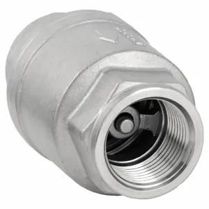 BONOMI S800-3/4 Check Valve, Single Flow, Inline Spring, 316 Stainless Steel, 3/4 Inch Pipe/Tube Size | CN9VJT 46CE65