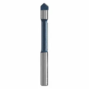 BOSCH 85244MC Straight Cut Profile Router Bit, Fractional Inch, Carbide Tipped, 1/4 Inch Cutter Dia | CN9XVC 499K69