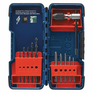 BOSCH BDT11S Drill Bit And Tap Set, 11 Pieces, 5/16 Inch -18 Smallest Thread Size | CN9YLR 55EP54