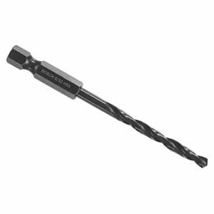 BOSCH BL4137IM Drill Bit, 5/32 Inch Drill Bit Size, 2 1/8 Inch Flute Length, 1/4 Inch Shank Hex Size | CN9WFJ 53DM09
