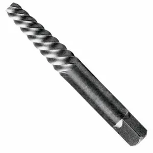 BOSCH BSPE5 Flute Screw Extractor, Spiral Flute Screw Extractor, 17/64 Inch Drill Size, Carbon Steel | CN9YAZ 186VM2