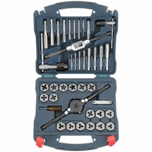 BOSCH BTD40S Tap and Die Set, 40 Pieces, #4-40 Min. Tap Thread Size | CN9YLP 55HY18