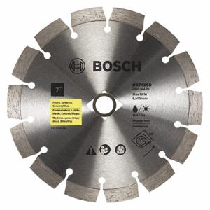 BOSCH DB741SD Diamond Saw Blade, 7 Inch Blade Dia, 7/8 Inch Arbor Size, Wet/Dry, For Angle Grinders | CN9WEC 44M033