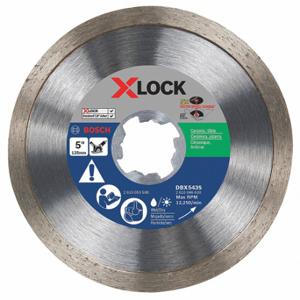 BOSCH DBX543S Diamond Blade, 5 Inch Blade Dia, 7/8 Inch Arbor Size, Wet/Dry, For Angle Grinders | CN9WDC 55KD73