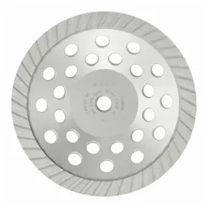 BOSCH DC730S Segment Cup Grinding Wheel, 7 Inch Abrasive Wheel Dia, 8, 500 Rpm Max. Rpm | CN9YFA 54EF79