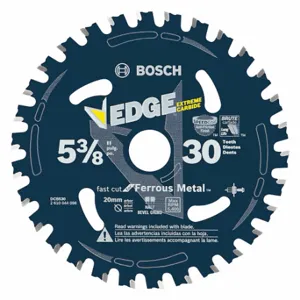 BOSCH DCB530 Circular Saw Blade, 5 3/8 Inch Blade Dia, 30 Teeth, 0.063 Inch Cut Width | CN9VXG 60KT14