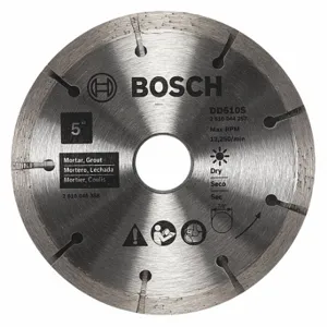 BOSCH DD510S Diamond Saw Blade, 5 Inch Blade Dia, 7/8 Inch Arbor Size, Dry Good | CN9WDW 44M052