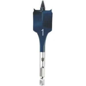 BOSCH DSBS1013 Stubby Spade Bit 1 Inch 1/2 Hex 4 Inch Length | AE3NFJ 5EET8