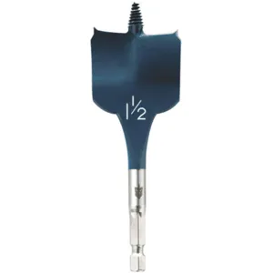 BOSCH DSBS1021 Stubby Spade Bit 1 1/2 Inch 1/2 Hex 4 Inch Length | AE3NFM 5EEU1