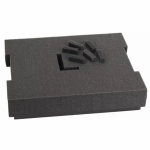 BOSCH FOAM-201 Tool Storage Foam Inserts, Black, 12 1/2 Inch Width, Customizable, 3 1/2 Inch Ht | CN9YNN 46U422