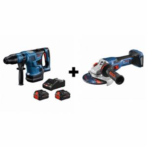 BOSCH GBH18V-36CK24 + GWS18V-13CN Cordless Tool Combination Kit, 18V Volt, 2 Tools, 5 to 6 In. Angle Grinder | CP2JWT 384YH6