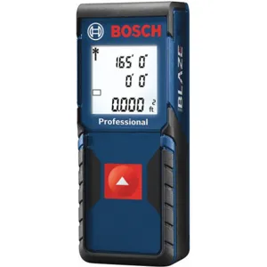 BOSCH GLM165-10 Laser Distance Meter, 165 Feet Max. Distance, +/- 1/16 Inch Accuracy | CD2ZCF 450W75