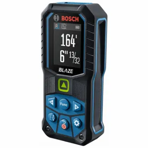 BOSCH GLM165-25G Laser Distance Meter, 165 ft Max Measuring Distance, ±1/16 in, AA, Indoor | CN9XMC 61KL68