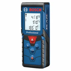 BOSCH GLM165-40 Laser Distance Meter, 164 Feet Max. Distance, +/- 1/16 Inch Accuracy | CD3AYQ 450W76