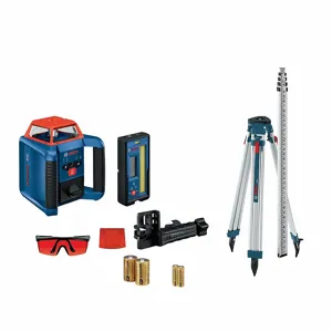 BOSCH GRL2000-40HK Rotary Laser, 1 Beams, 0 Lines, Red, 100 ft Range Without Detector | CN9XMR 61KL78