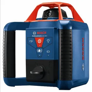 BOSCH GRL900-20HVK Rotary Laser Kit, 1 Beams, 0 Dots, 0 Lines, Red, 1,000 Feet Range w/o Detector | CN2TMP GRL 300 HVD / 39CE77