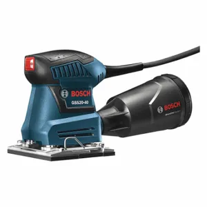 BOSCH GSS20-40 Corded Sheet Sander, 1/4 Sheet, Adhesive-Backed/Clamp, Palm Grip, Fixed Speed, 115 V | CN9WBE 48XY73