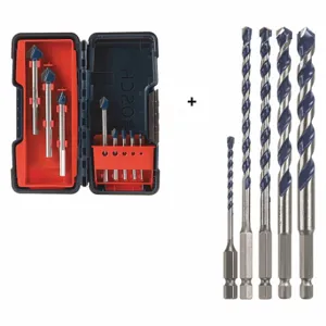 BOSCH GT3000+HCBG500T Glass and Tile Drill Bit Set | CP2RPZ 313F65