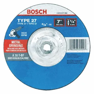 BOSCH GW27M701 Abrasive Cut-Off Wheel, A30 | CN9VLX 44J240