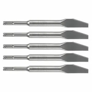 BOSCH HS1400B5 Chisel Bit, 1/4 Inch Head Width, 8 Inch Overall Length, 5 PK | CN9VWP 48XX69