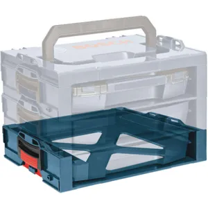 BOSCH L-RACK-S Portable Organizer Blue 4 Inch Height | AH2YKJ 30RW50