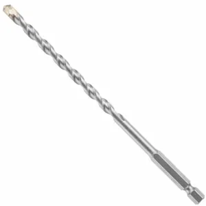 BOSCH LBHX004 Hammer Drill Bit, 1/4 Inch Drill Bit Size, 4 Inch Max Drilling Dp, 6 Inch Overall Length | CN9WRY 61HW92