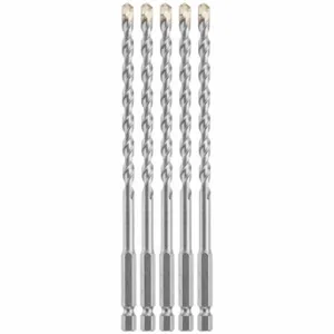 BOSCH LBHX0045 Hammer Drill Bit, 1/4 Inch Drill Bit Size, 4 Inch Max Drilling Dp, 6 Inch Overall Length | CN9WRX 61HW93