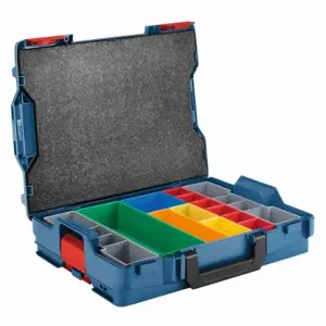 BOSCH LBOXX-1A Tool Case, 14 Inch Overall Width, 17 1/2 Inch Overall Dp, 4 1/2 Inch Overall Height | CN9YNE 802G95