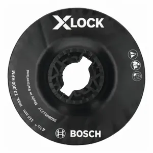 BOSCH MGX0450 Fiber Disc Backup Pad, 4 1/2 Inch Dia, X-Lock, Medium Density | CN9VPQ 55FF78