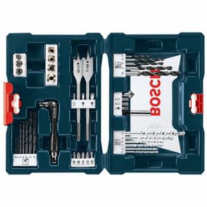 BOSCH MS4041 Drilling And Driving Bit Set, 3/16 Inch Smallest Drill Bit Size | CN9WET 798JT4