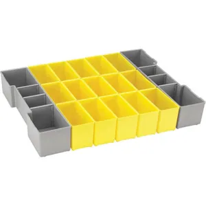 BOSCH ORG1A-YELLOW Storage Box Yellow/Gray 2-1/2 Inch Height | AH2YKN 30RW54