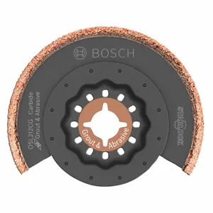 BOSCH OSL212CG Oscillating Tool Blade, 2 1/2 Inch Blade Width, 4 Inch Overall Length, Carbide Grit | CN9XTA 48XW95