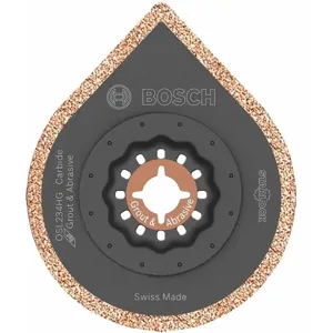 BOSCH OSL234HG Oscillating Blade, Carbide Grt, 2-3/4 in L | CD2LDN 48XW98