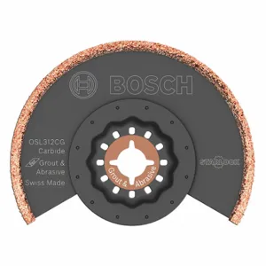 BOSCH OSL312CG Oscillating Tool Blade, 3 1/2 Inch Blade Width, 3 1/2 Inch Overall Length, Carbide Grit | CN9XTG 48XX06