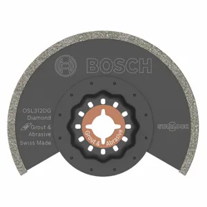 BOSCH OSL312DG Oscillating Tool Blade, 3 1/2 Inch Blade Width, 3 1/2 Inch Overall Length, Diamond Grit | CN9XTH 48XX05